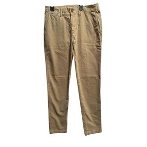 Men's Flex Slim Straight Lived-In Khakis Tan Pants,‎ size 30/36